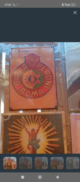 Insegna Birra Peroni Roma