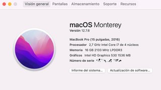 MacBook Pro 15 Retina 2016