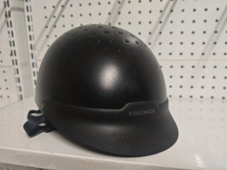 Casco de equitación negro