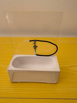 Set da bagno vintage per casa delle bambole Lundby
