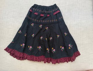 Falda Pepe Jeans bordada negra talla L