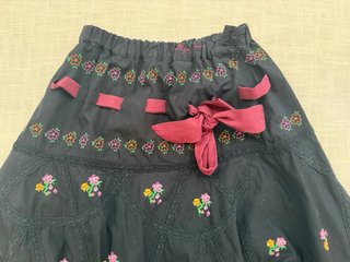 Falda Pepe Jeans bordada negra talla L