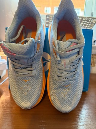 Zapatillas Hoka Talla 39.5 Azul/Naranja