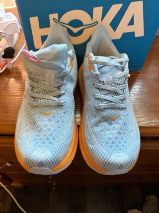 Zapatillas Hoka Talla 39.5 Azul/Naranja