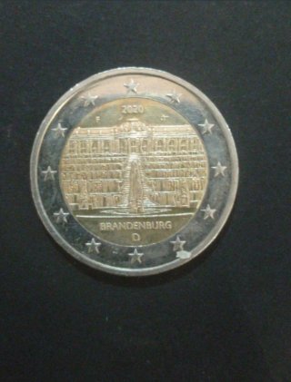 Moneda 2 euros Alemania Brandenburg 2020 F