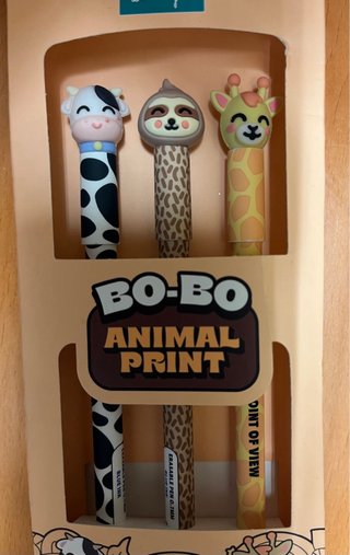 Bolígrafos Borrables Animal Print Bo-Bo
