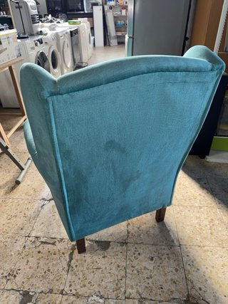 Sillón de salón azul