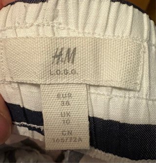 Pantalón ancho H&M Rayas Verano Mujer