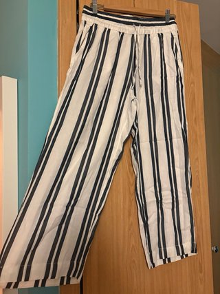 Pantalón ancho H&M Rayas Verano Mujer