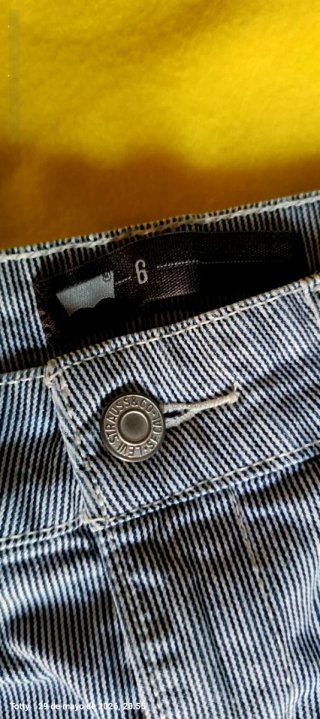 Falda Levi's rayas azules vintage