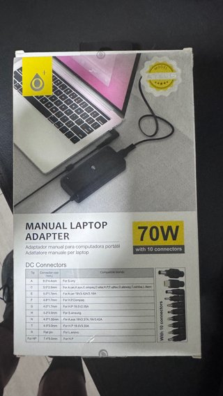 Cargador Universal Portátil PowerPC 70W