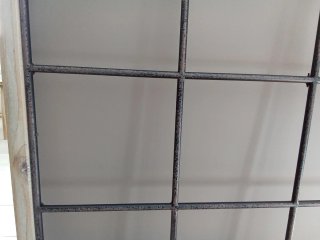 Marco decorativo tipo reja ventana 90x90 cm