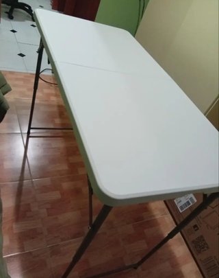 Mesa plegable multiusos exterior asa resistente