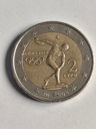 Grecia Moneda conmemorativa 2 euros. Intercambio