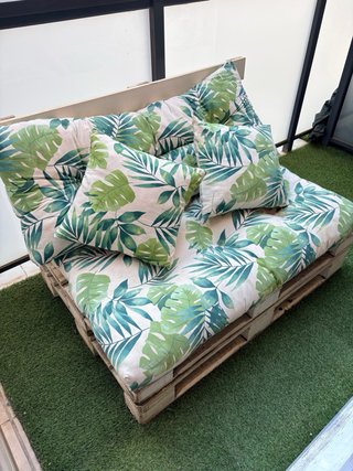 Sillones de Palets Blancos