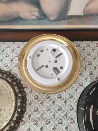Plafones de luz antiguos cristal y metal