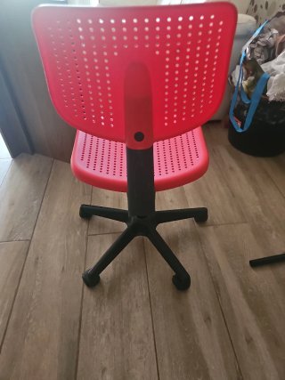 Silla de escritorio roja