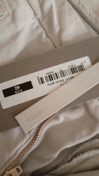 Jeans uomo beige
