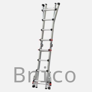 Escalera Telescópica Aluminio 5+5 Peldaños Teleflex