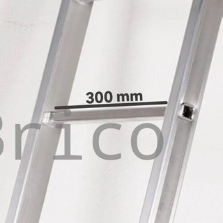Escalera Telescópica Aluminio 5+5 Peldaños Teleflex