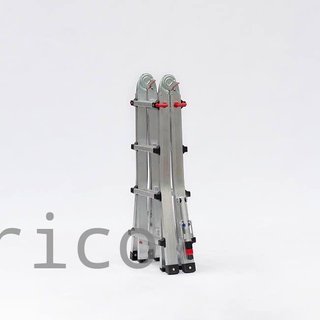 Escalera Telescópica Aluminio 4+4 Peldaños Teleflex
