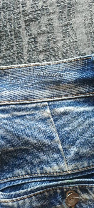 Pantalón skinny chino azul