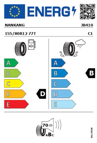 Neumático Nankang CX-668 155/80R12 77T