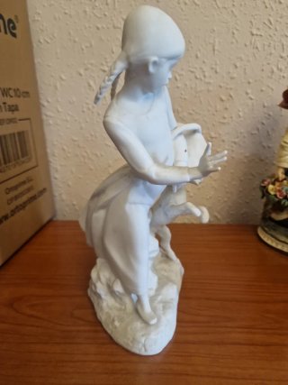 Figura REX Valencia Vintage Niña y Perro