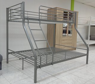 ·Litera ·Matrimonial, ·Metal, Color Gris. ¡OFERTA!