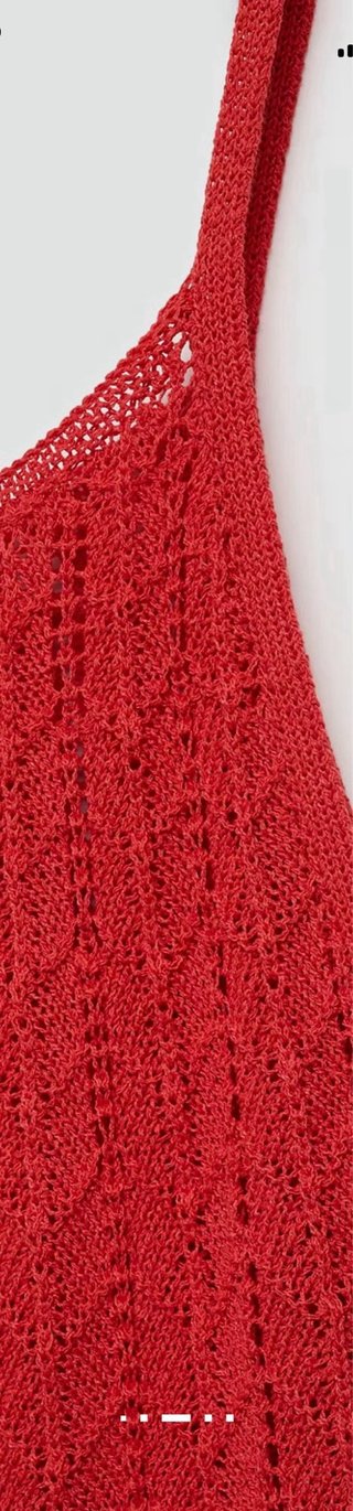 Vestido Mango Crochet Largo Talla L