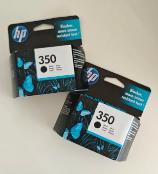 TINTA HP 350 NEGRO PACK 2 UNIDADES