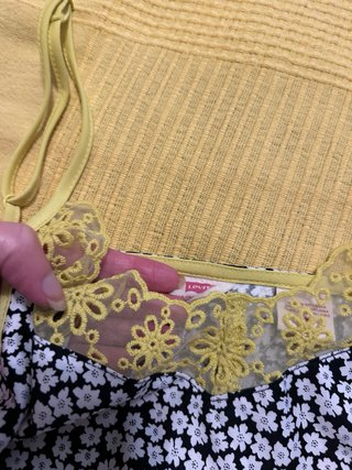 Vestido lenjero floral Levi's talla M nuevo