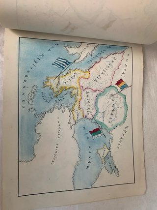 Atlas escolar manuscrito Europa 1919-1924