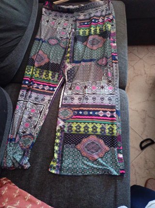 Pantalón Talla 48 Multicolor Verano, bolsillos
