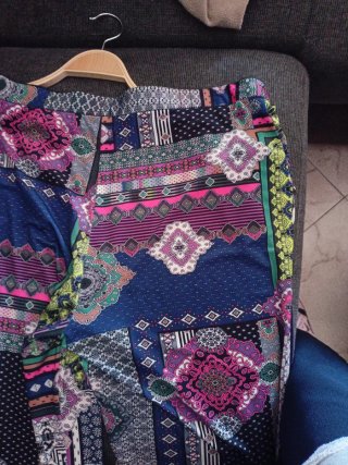 Pantalón Talla 48 Multicolor Verano, bolsillos