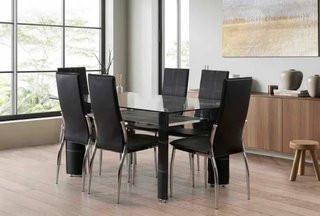 OFERTÓN - HERMOSA MESA COMEDOR DELUX + 6 SILLAS