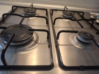 Placa de cocina a gas 4 fuegos Benavent