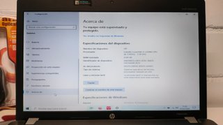 Portátil HP Plata + Batería + REGALO