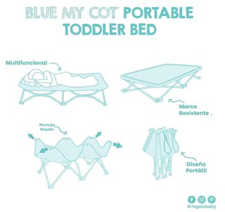 Cama Camping Infantil Plegable Portátil