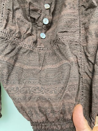 Jersey marrón estampado