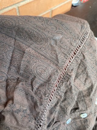 Jersey marrón estampado