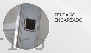 Escalera Aluminio Elite 3x12 - 3,44+3,44+3,44 M - 73-90-73x25mm