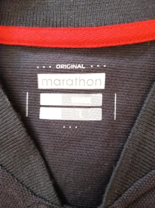 Polo Marathon Hombre Negro