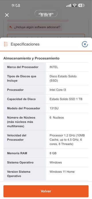 Portátil ASUS VivoBook 15 i3 8GB RAM 1TB SSD
