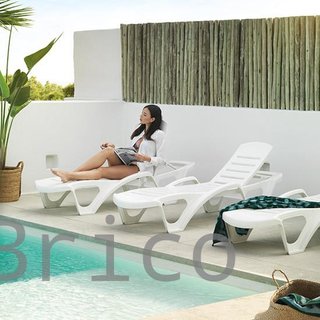Tumbona Monoblock - Blanco