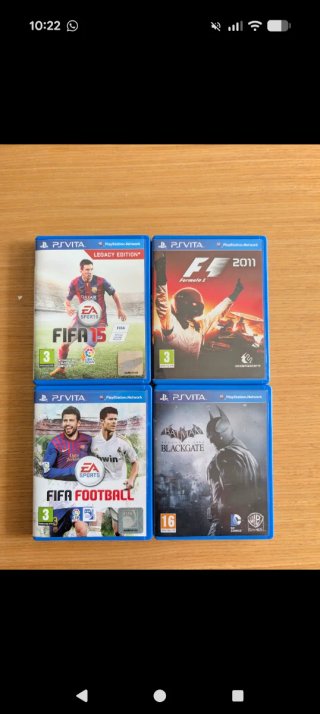Pack PS Vita OLED + 4 Juegos + Tarjeta 8GB + Funda