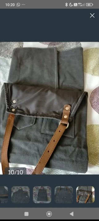 Delantal de barbería de lona