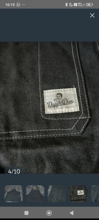 Delantal de barbería de lona