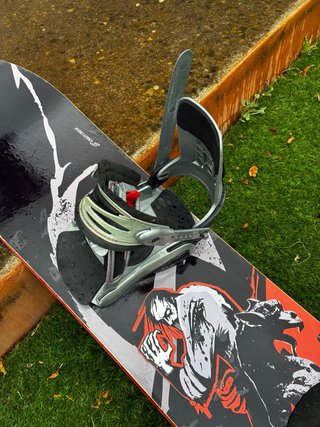 Tabla Snowboard con Fijaciones