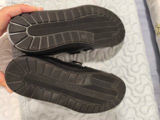 Zapatos escolares negros velcro